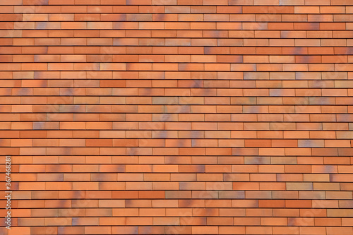 Wall of colored bricks