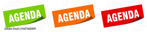 agenda grunge vintage retro band. agenda ribbon