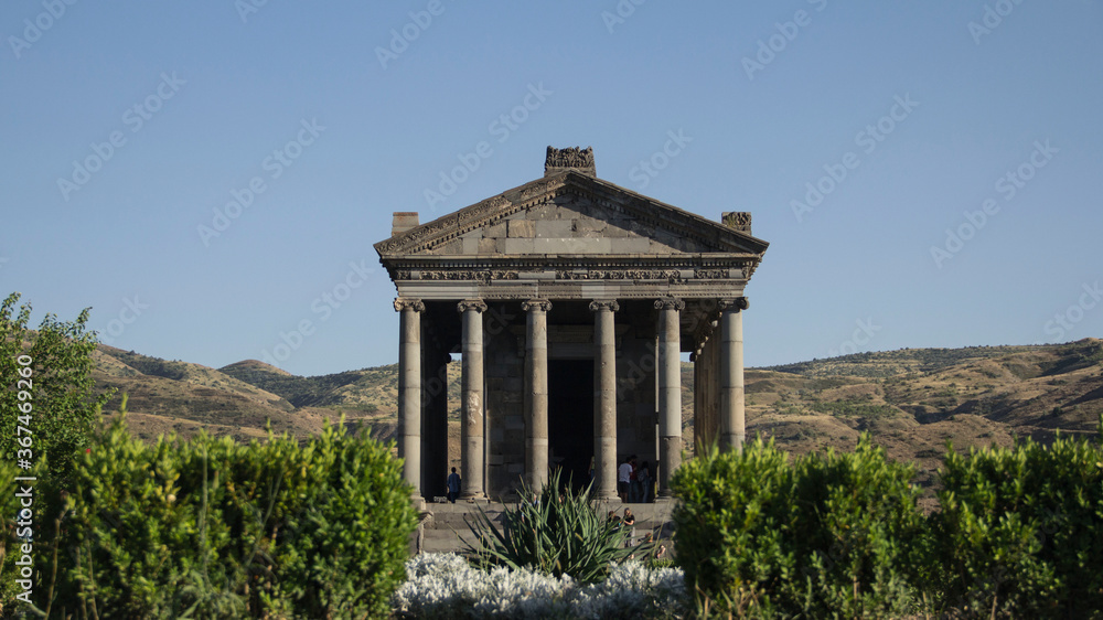 
Pagan temple with columns in Garni Armenia