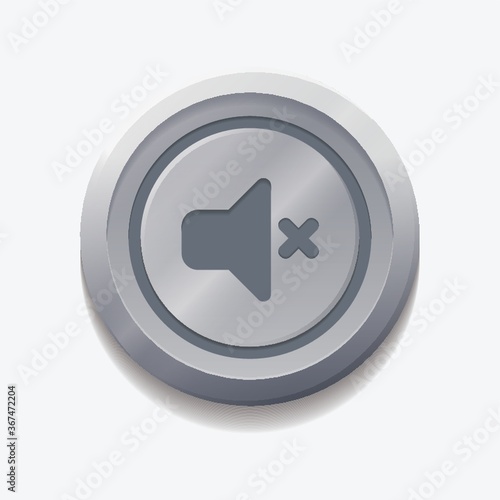 mute volume web button