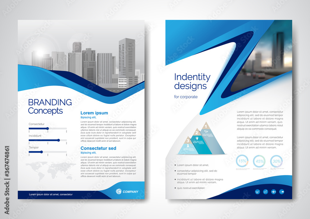 Template vector design for Brochure, AnnualReport, Magazine, Poster, Corporate Presentation, Portfolio, Flyer, infographic, layout modern size A4, Front and back, Easy to use and edit. Template vector design for Brochure, AnnualReport, Magazine, Poster, Corporate Presentation, Portfolio, Flyer, infographic, layout modern size A4, Front and back, Easy to use and edit.