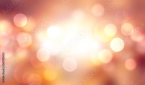 Abstract background with bokeh lights