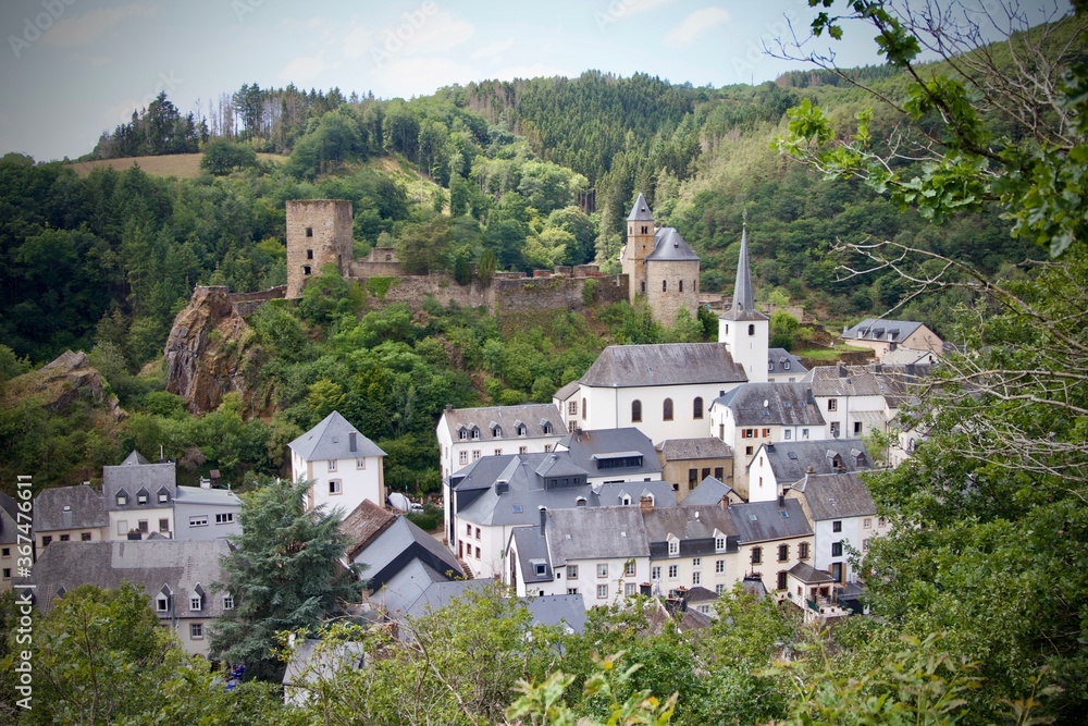 view of town Esch-sur-Sûre
