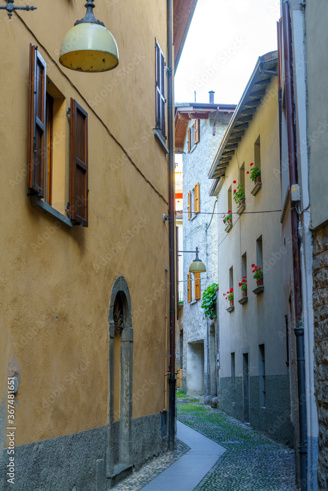 Fototapeta premium Breno, historic town in Brescia province