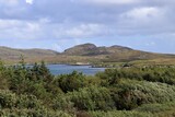landscape with mountains, south uist outer hebrides, scotland