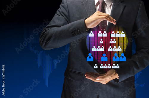 Photography take care of the customer , human value-driven centric