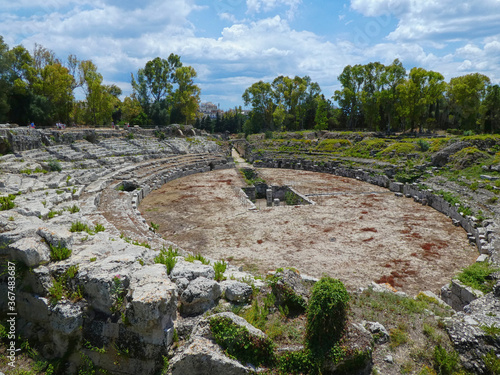 Greek theatre of Syracuse in Sicily