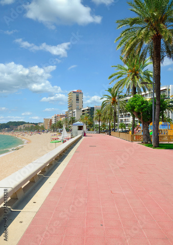 Promenade von Lloret de Mar,Costa Brava,Katalonien,Spanien