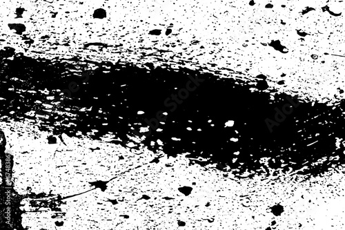 Dirty grunge background. The monochrome texture is old. Vintage worn pattern. The surface is covered with scratches
