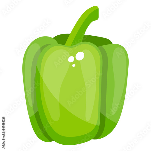 
Pepper glyph icon, bell pepper or capsicum best for diet food, 

