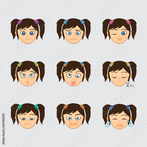 set of character icons