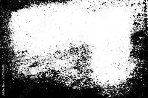 Dirty grunge background. The monochrome texture is old. Vintage worn pattern. The surface is covered with scratches
