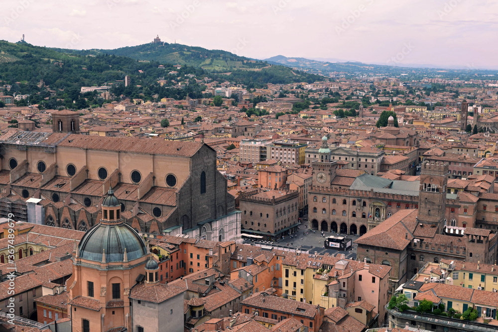 panoramic view of bologna