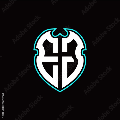 E J Initial logo design with a shield shape Free Download E J Initial logo design with a shield shape - GFXLoad
