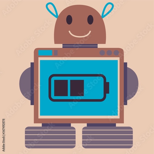 robot with battery