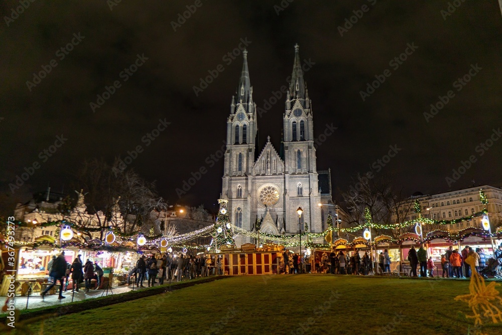 Obraz premium church landscape
