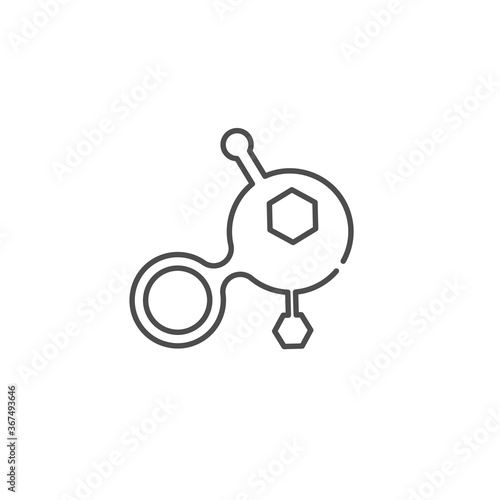 hormones icon from sauna outline collection.