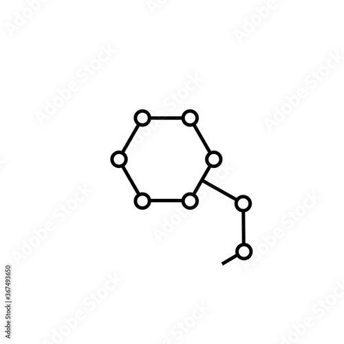 hormones icon from sauna outline collection.