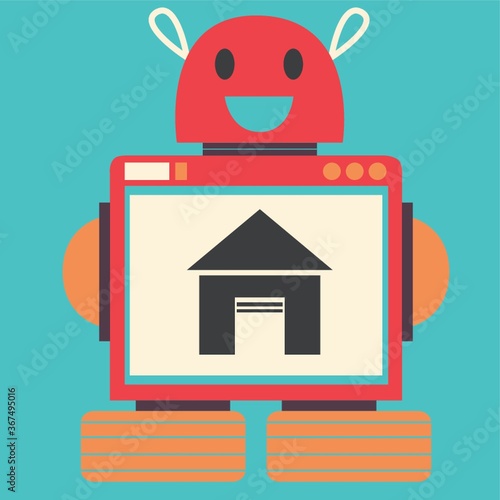 robot with home