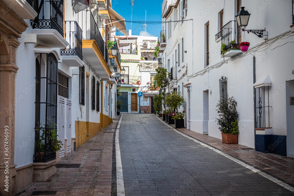 Street in a Spanish town 