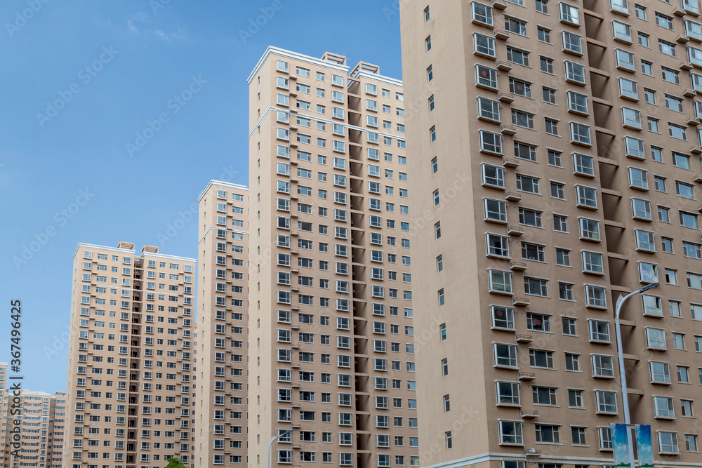 A high-rise residential area in a city