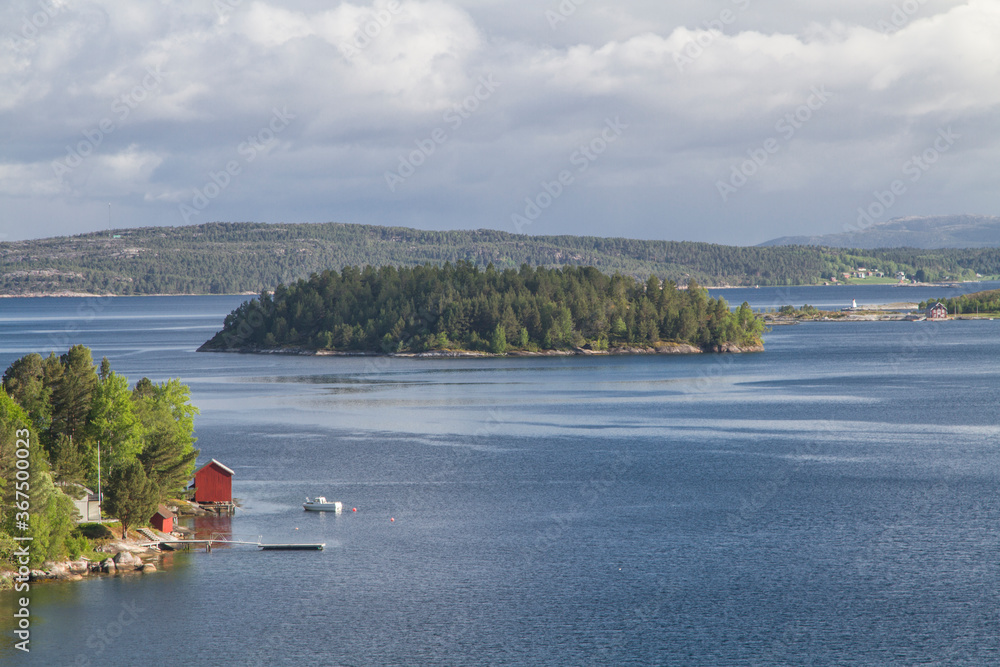 Ausblick auf den Fjord