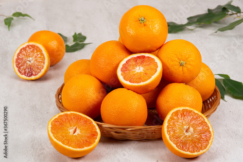 Tableau sur toile Orange sanguine