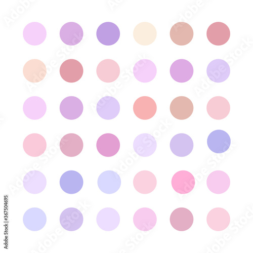 Gradient trendy vibrant gradient pink purple color palette vector swatches