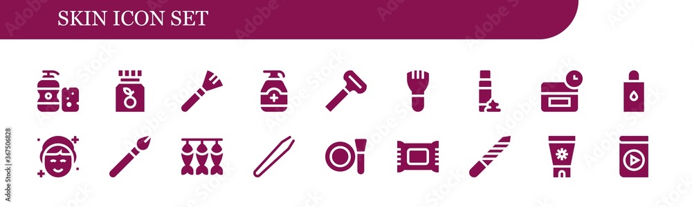 skin icon set skin icon set