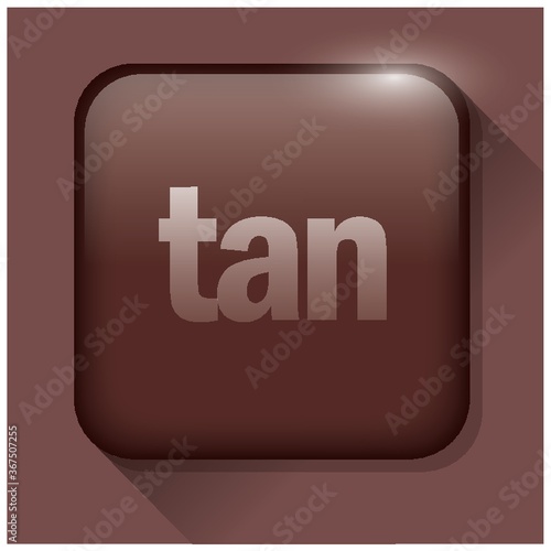 tan button