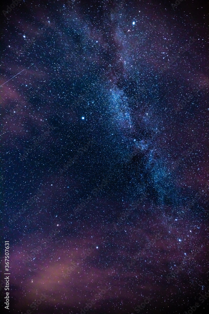 Fototapeta premium Beautiful milky way on a starry night.