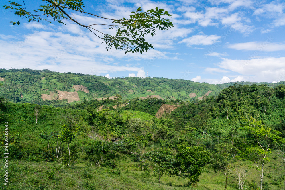zona de cultivos, La Taña, zona Reyna, departamento de Uspantan,Guatemala, Central America