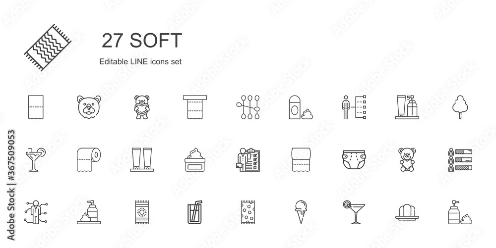 soft icons set soft icons set