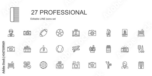 professional icons set
