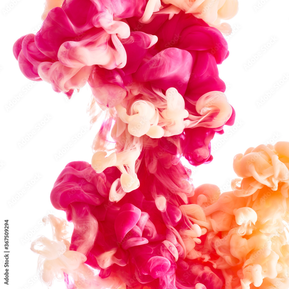 Bright ink splash. Abstract background Bright ink splash. Abstract background