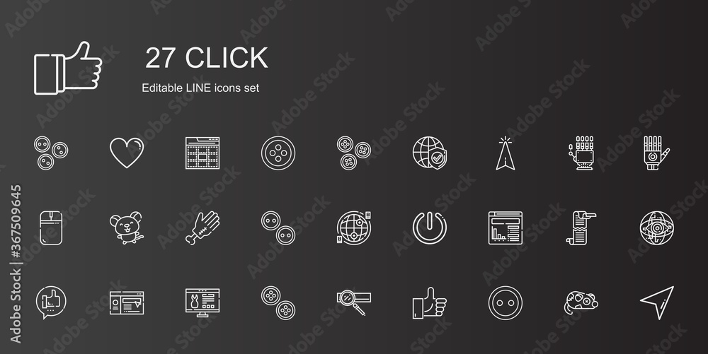 click icons set click icons set