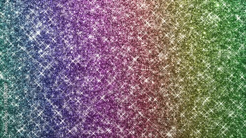 Rainbow colors glitter sparkling multicolor background	 photo