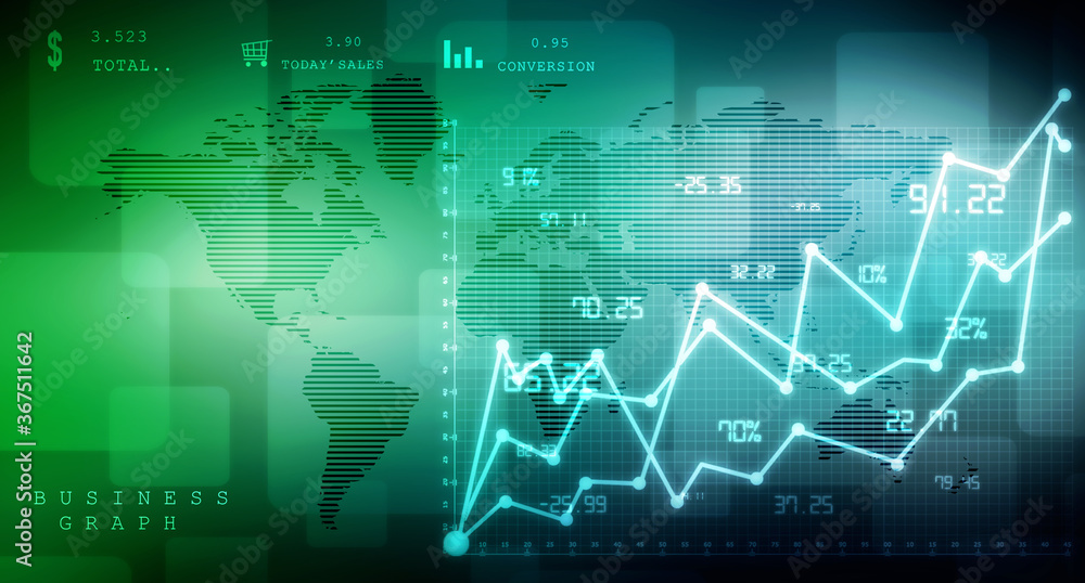 2d rendering Stock market online business concept. business Graph
2d rendering Stock market online business concept. business Graph