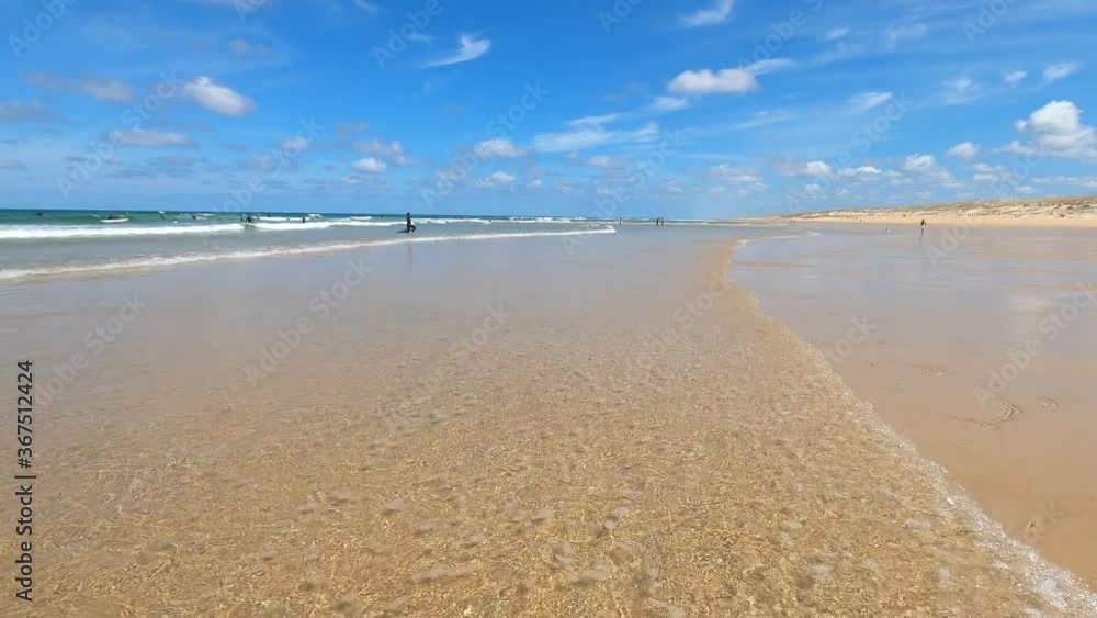 Hyperlapse en bord de mer sur la plage Hyperlapse en bord de mer sur la plage