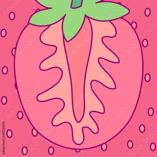 vector template cute fruit. print for disposable tableware