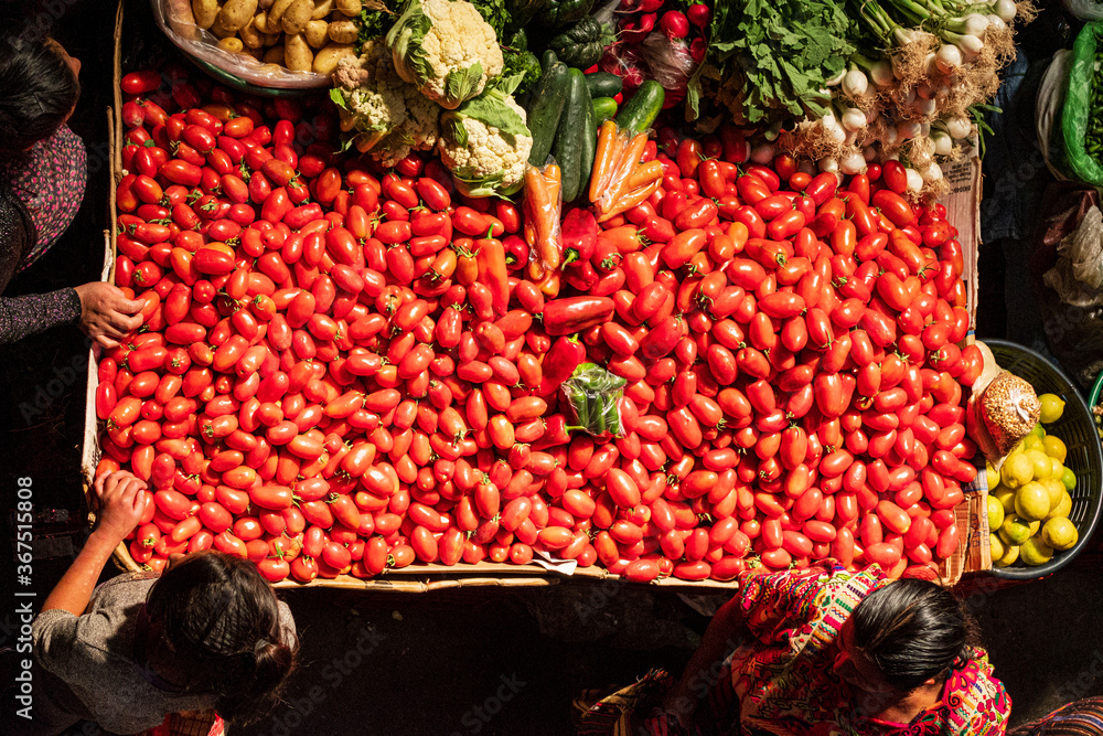 mercado tradicional, Chichicastenango, Quiché, Guatemala, America Central