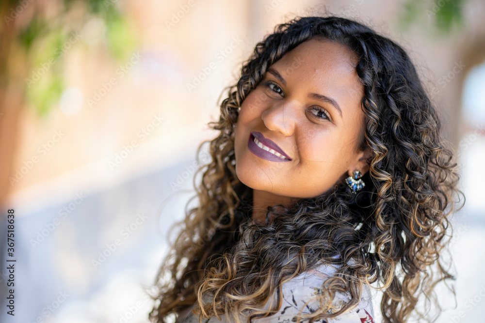 Fototapeta premium Portrait of beautiful young woman