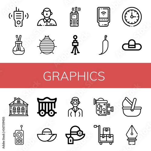 graphics icon set