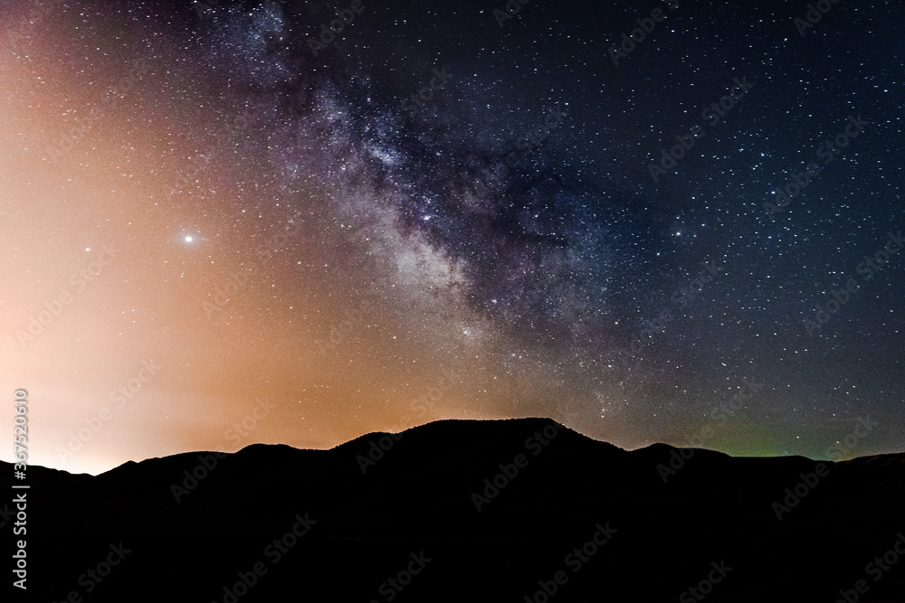 Milky Way in the night sky Milky Way in the night sky