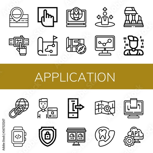 application icon set