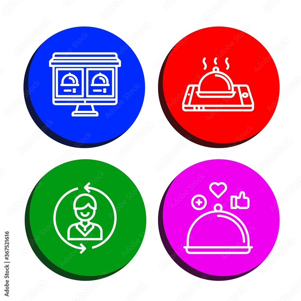 customer icon set customer icon set