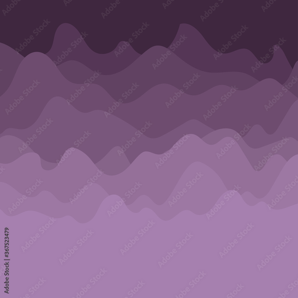 Purple wave abstract background. Vector illustration.