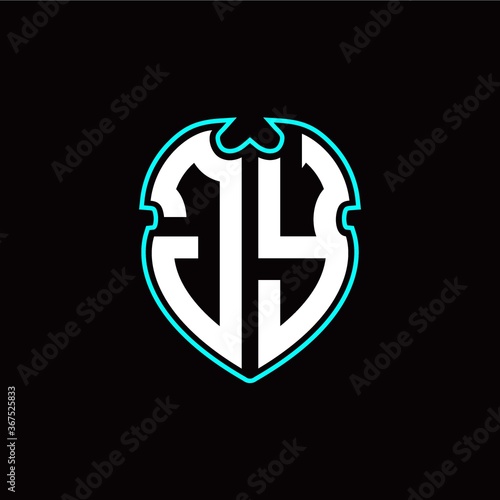 J Y Initial logo design with a shield shape Free Download J Y Initial logo design with a shield shape - GFXLoad