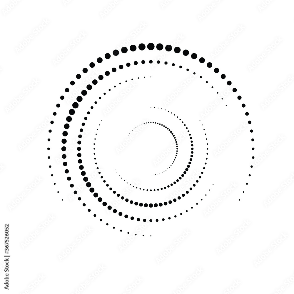 Halftone dots in circle form. round logo . vector dotted frame . design element Halftone dots in circle form. round logo . vector dotted frame . design element