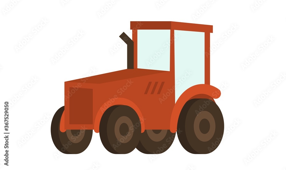 Tractors vector farm agriculture tractor vehicle.